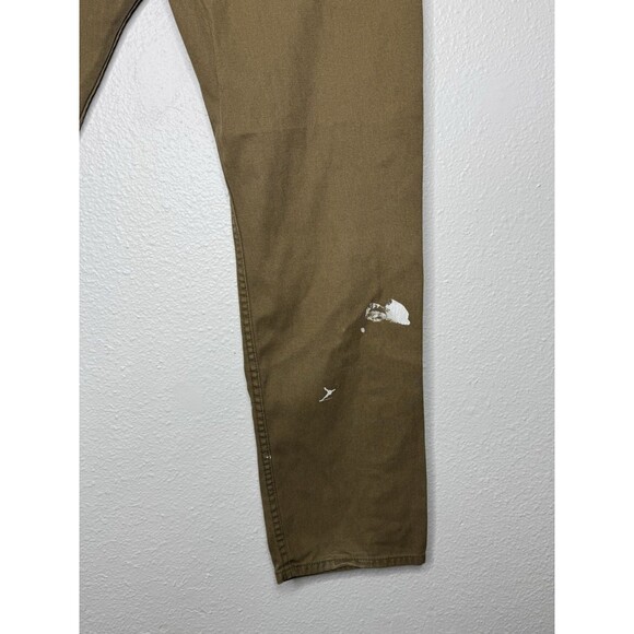 Levi's 511 Jeans Distressed Y2K Mens 38x32 Brown Slim Straight Denim Stretch - Picture 10 of 16